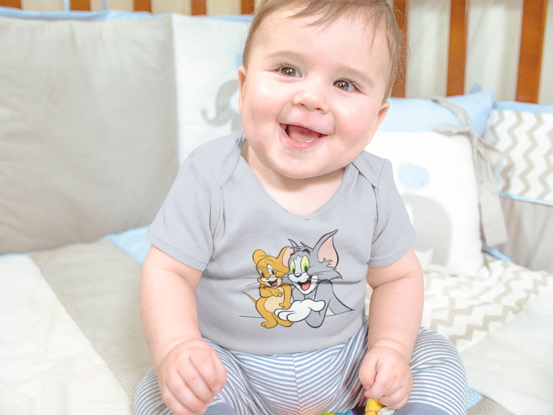 Cute Cartoon Rompers for Baby Boy -FunkyTeesClub