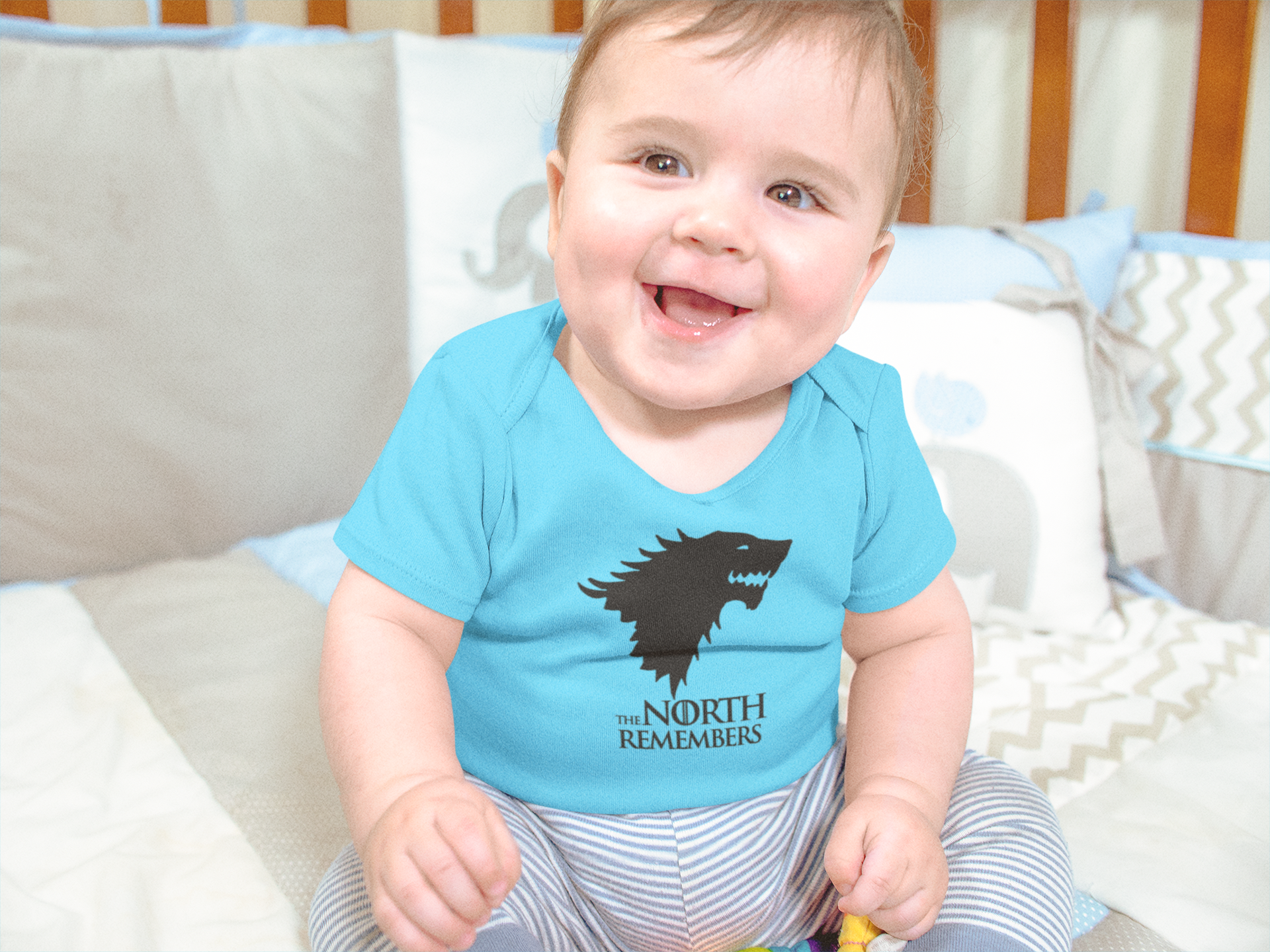 The North Remembers Web Series Rompers for Baby Boy- FunkyTeesClub
