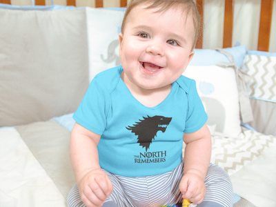The North Remembers Web Series Rompers for Baby Boy- FunkyTeesClub