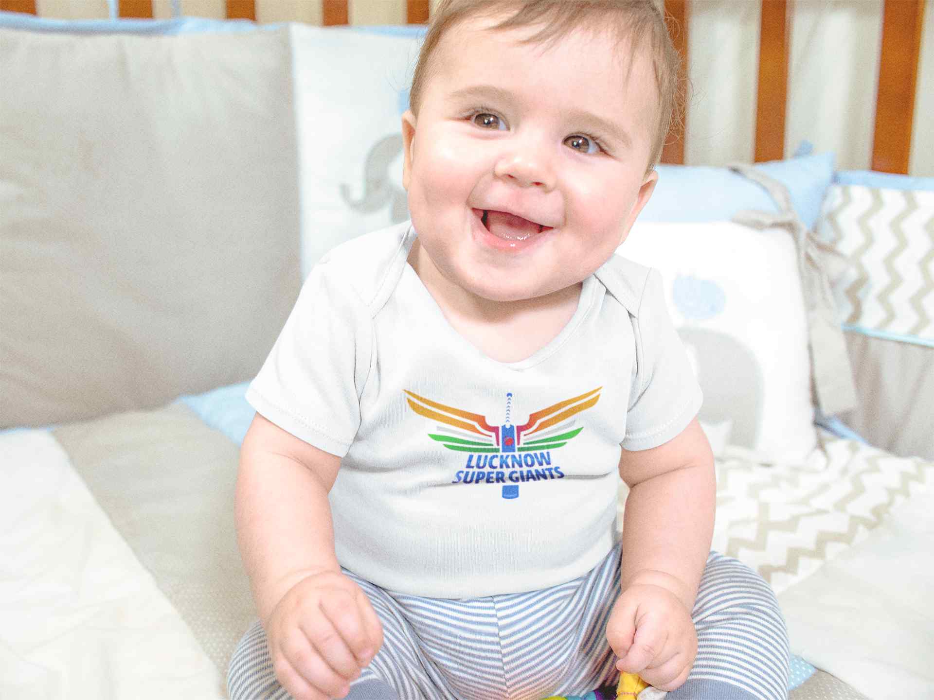 LSG Lucknow Super Gaints Rompers for Baby Boy- FunkyTeesClub
