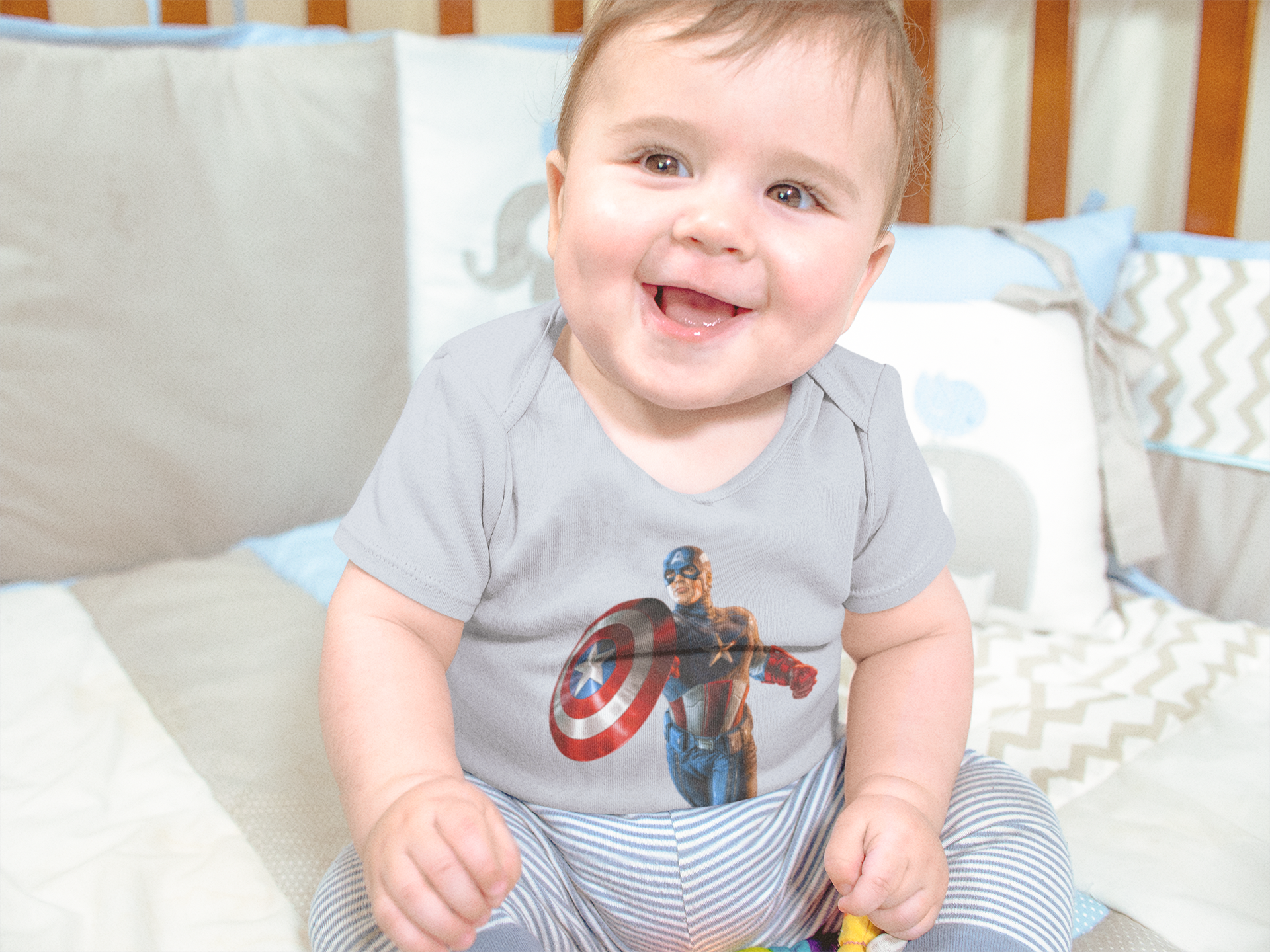 Superhero Rompers for Baby Boy -FunkyTeesClub
