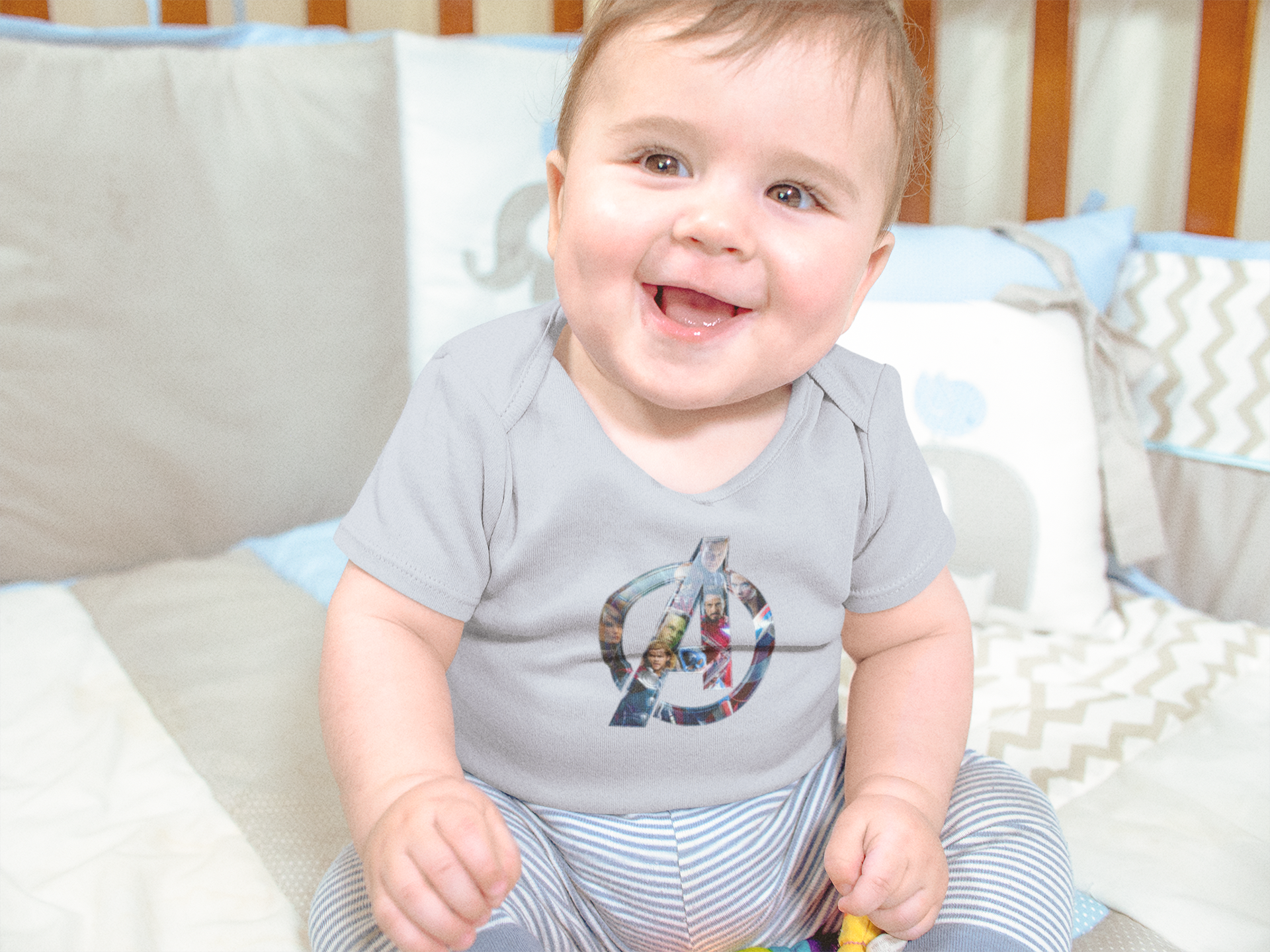 Superhero Rompers for Baby Boy -FunkyTeesClub
