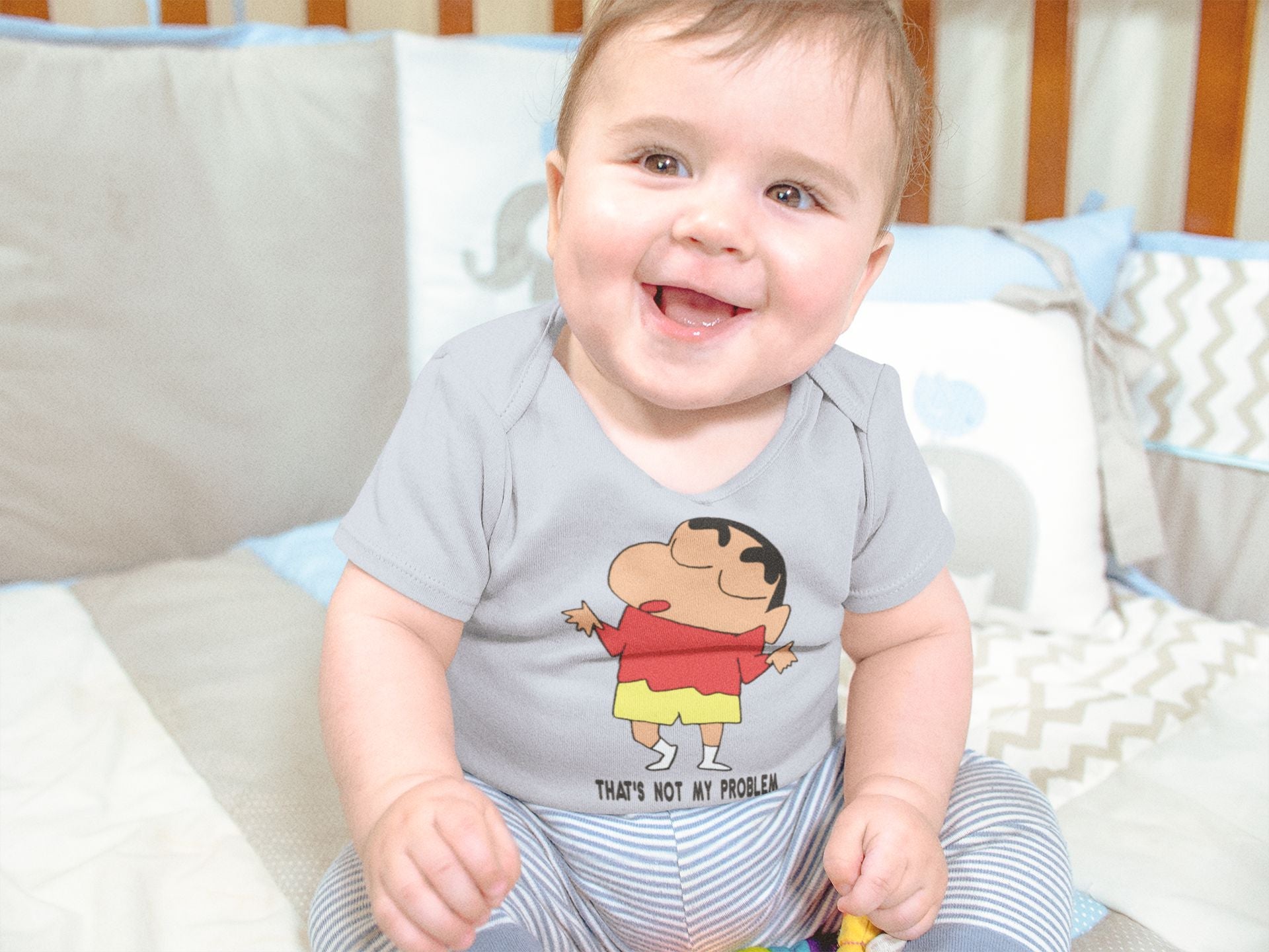 Thats Not My Problem Rompers for Baby Boy- FunkyTeesClub
