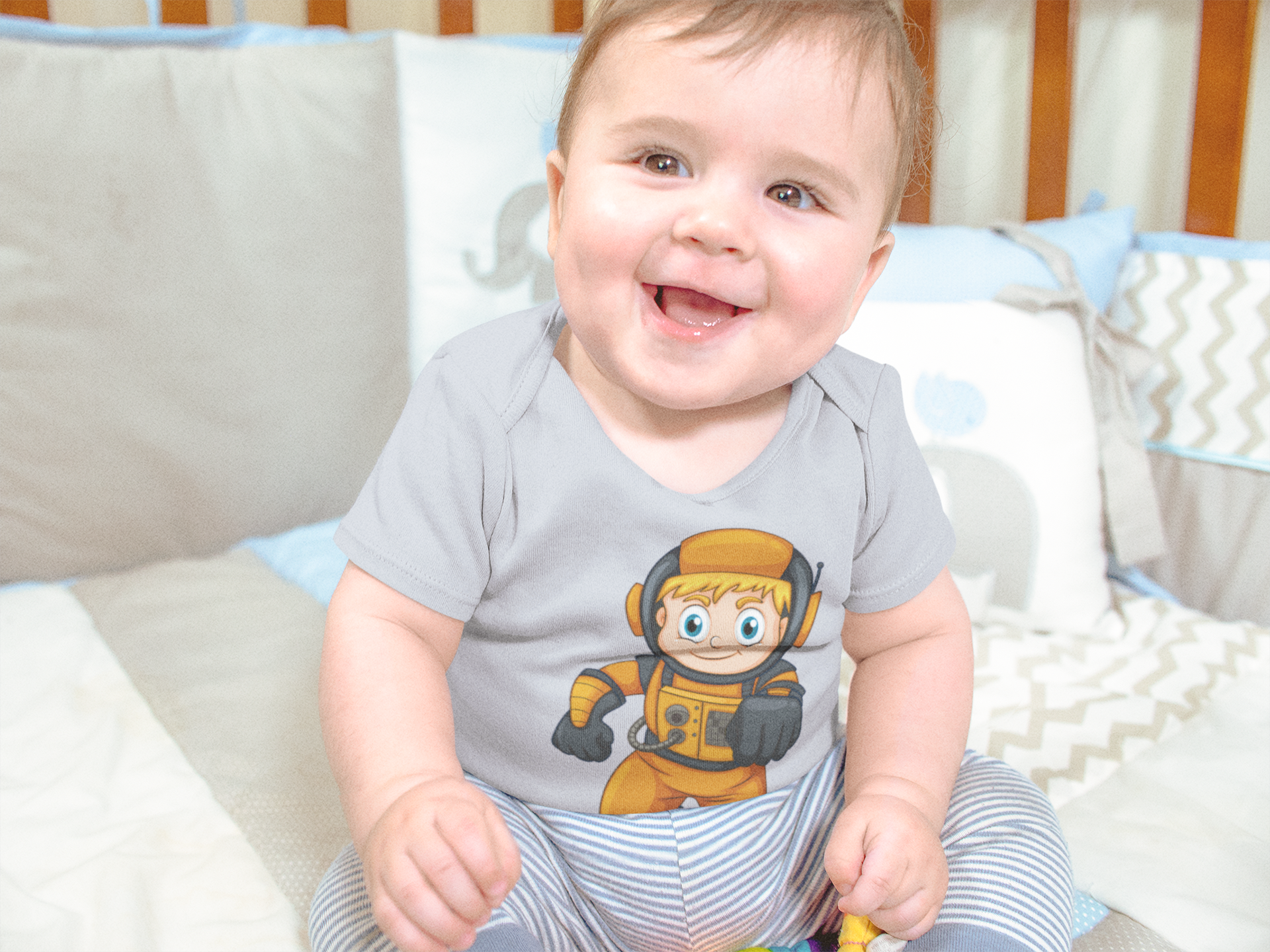 Future Astronaut Rompers for Baby Boy- FunkyTeesClub
