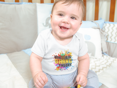 The Big Bhang Theory Holi Rompers for Baby Boy - FunkyTeesClub