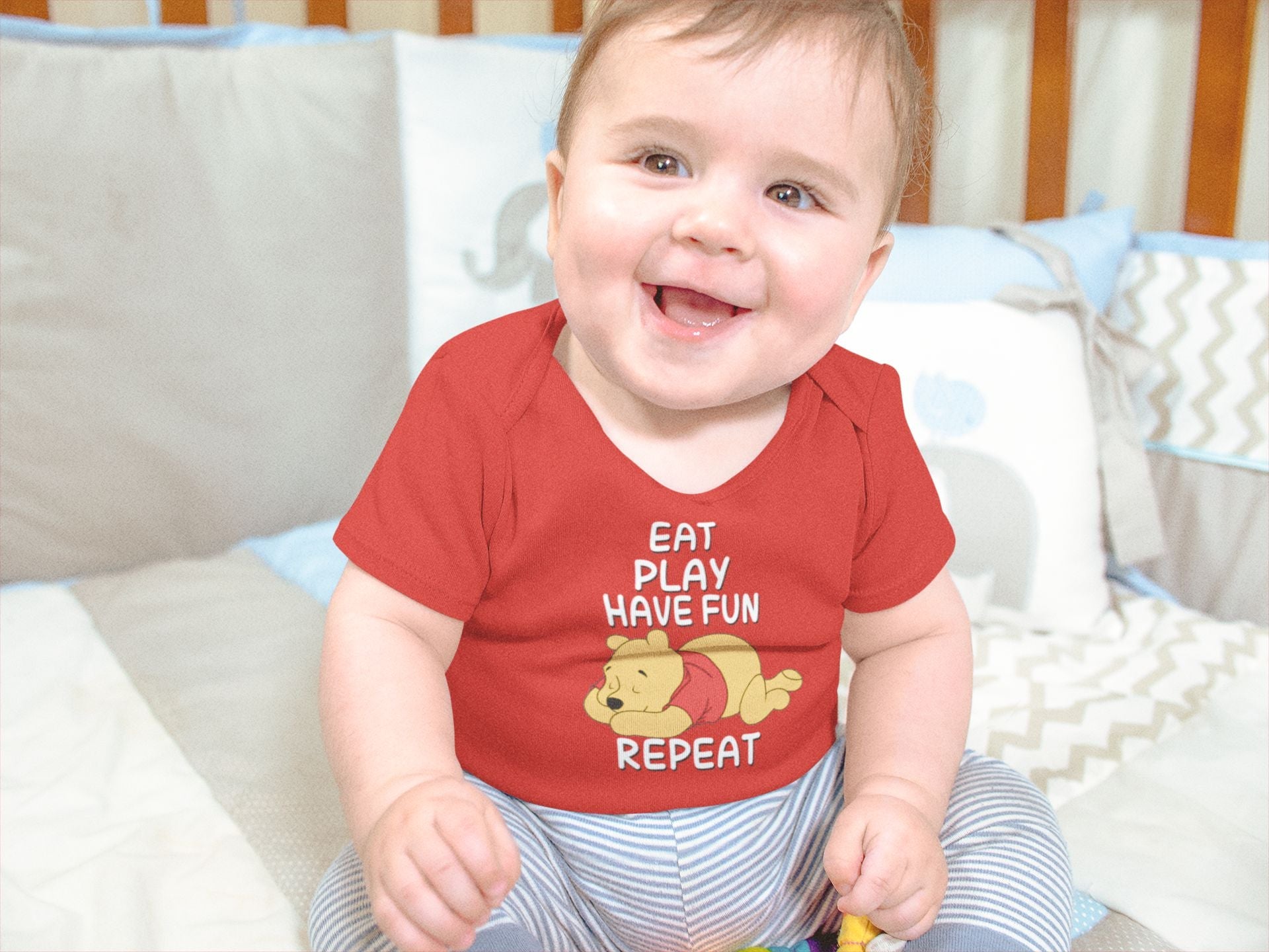 Funny Cartoon Rompers for Baby Boy- FunkyTeesClub
