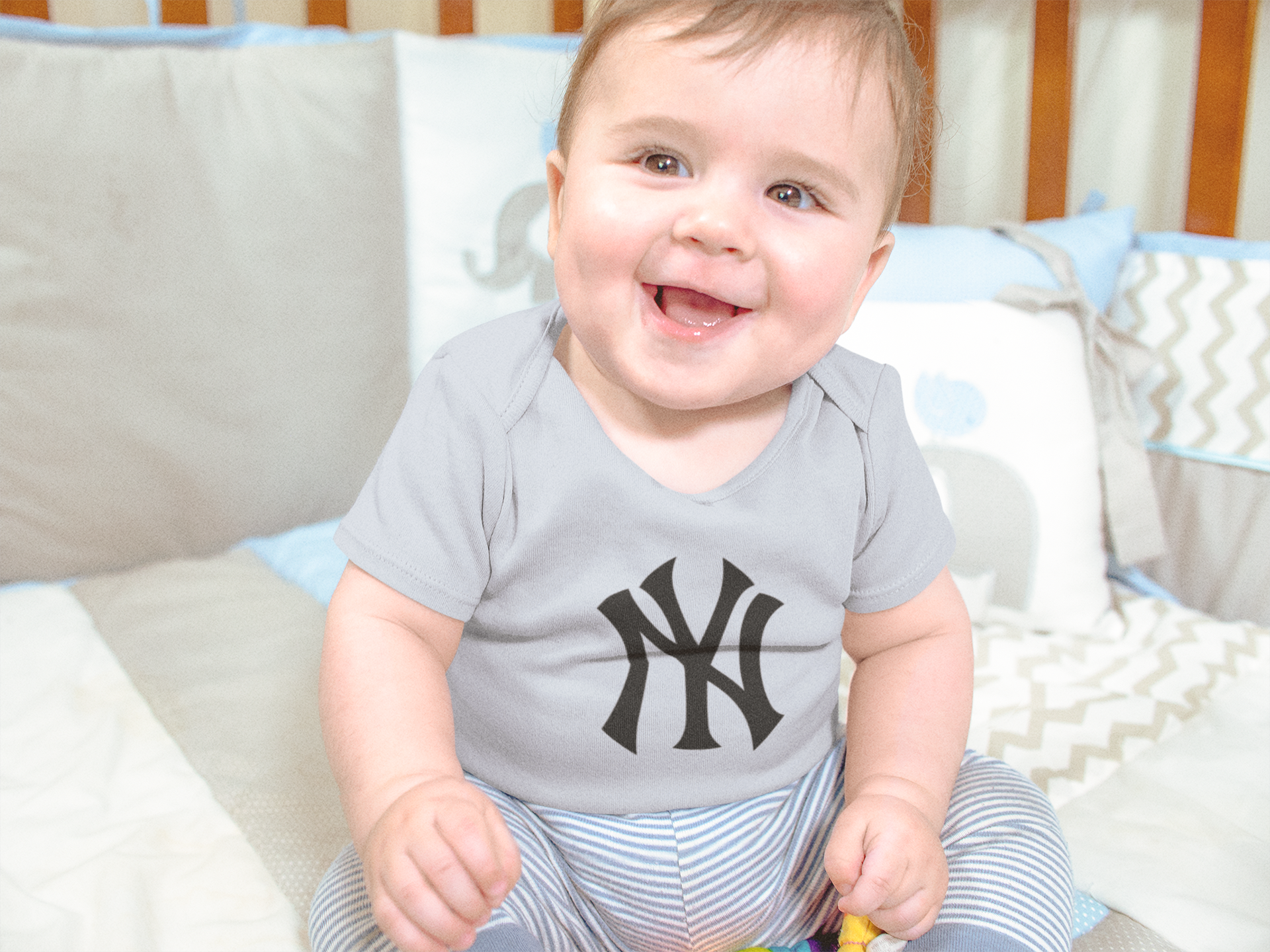 New York Yankees Rompers for Baby Boy - FunkyTeesClub