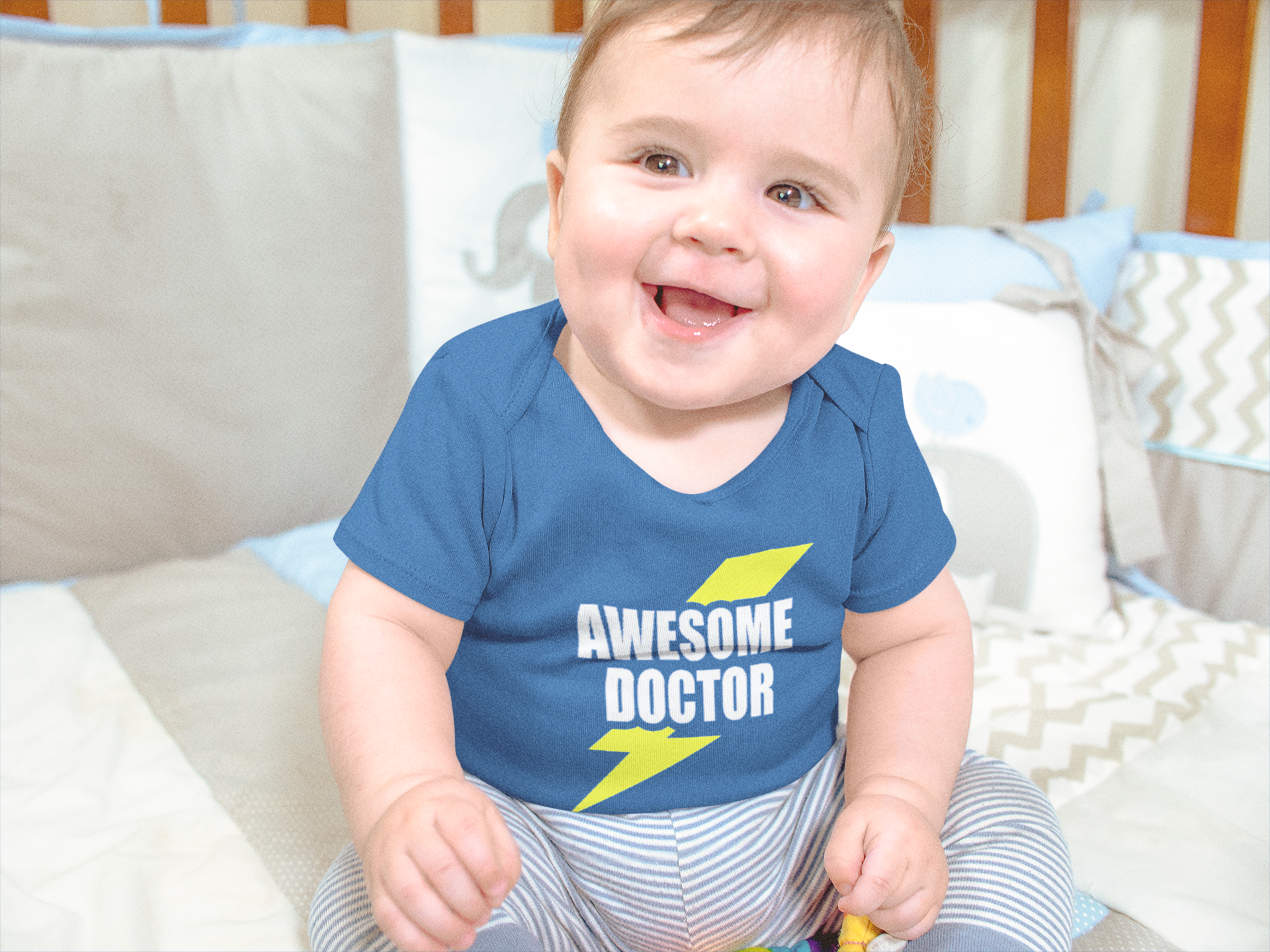 Future Doctor Rompers for Baby Boy- FunkyTeesClub