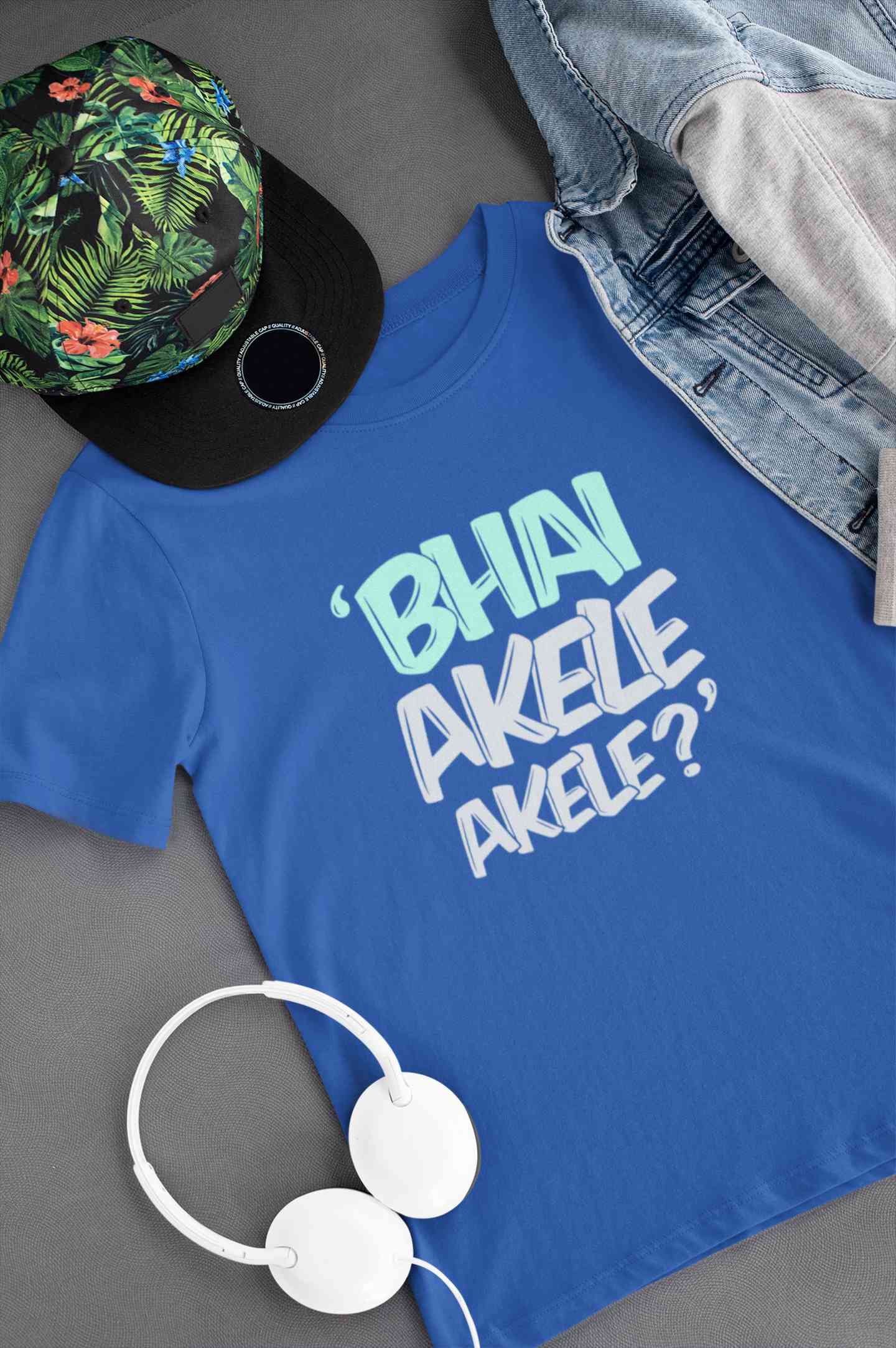 Bhai Akele Akele Mens Half Sleeves T-shirt- FunkyTeesClub