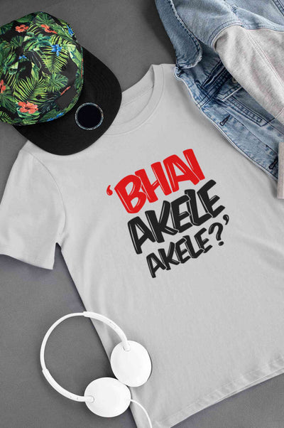 Bhai Akele Akele Women Half Sleeves T-shirt- FunkyTeesClub