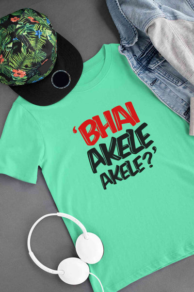Bhai Akele Akele Women Half Sleeves T-shirt- FunkyTeesClub