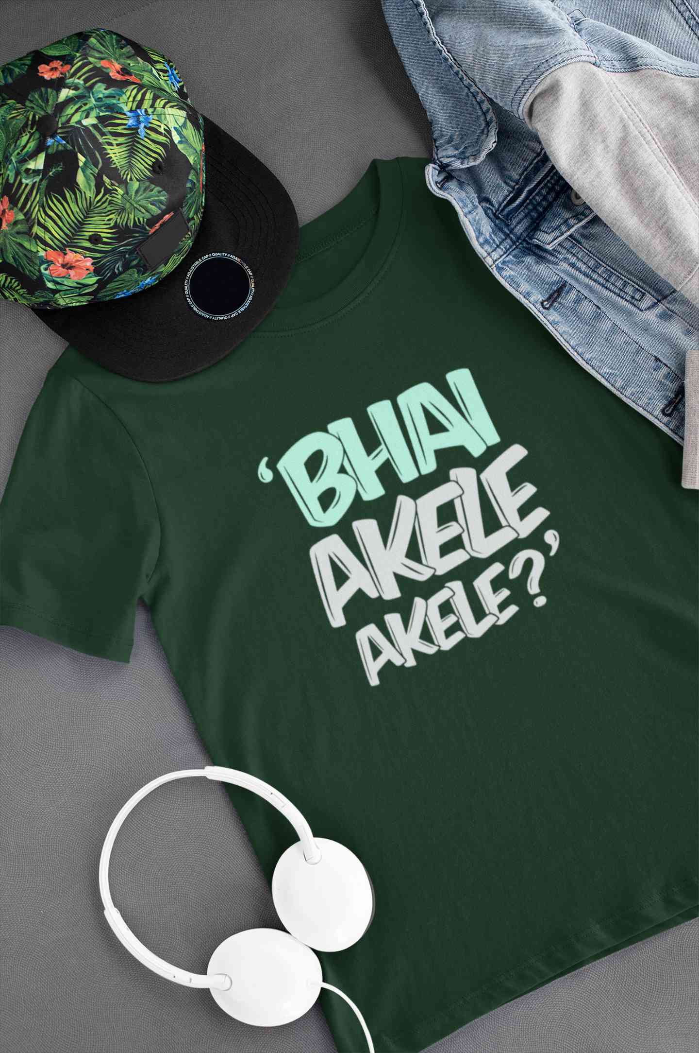 Bhai Akele Akele Mens Half Sleeves T-shirt- FunkyTeesClub