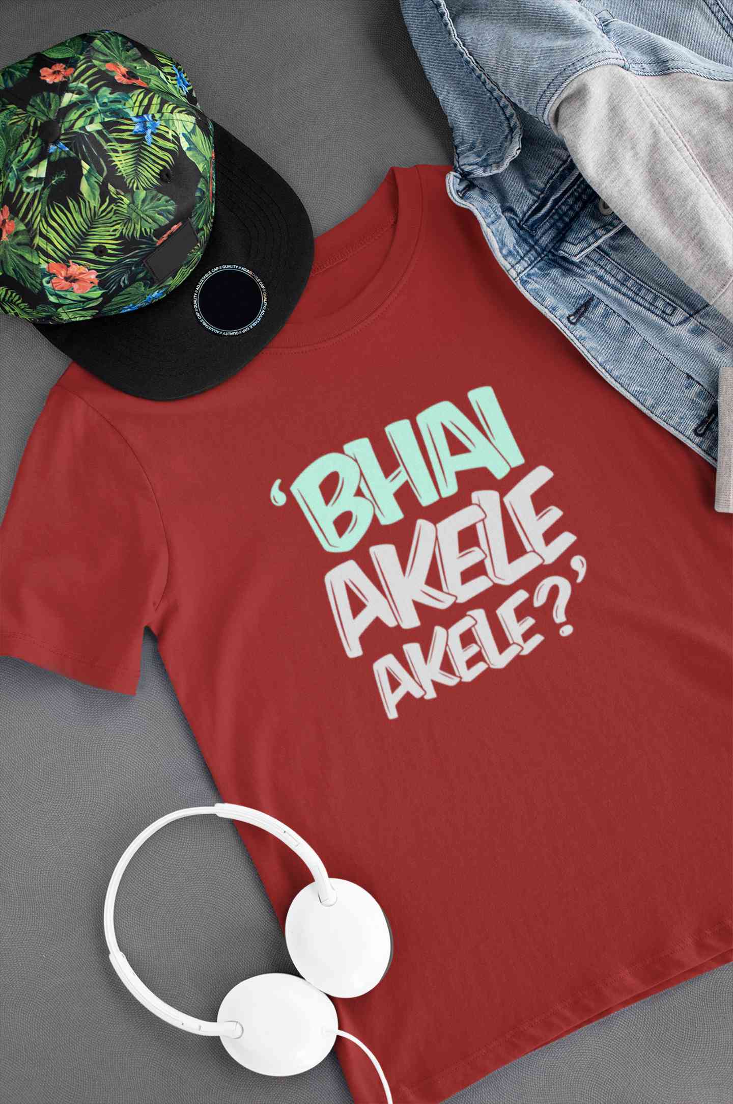 Bhai Akele Akele Mens Half Sleeves T-shirt- FunkyTeesClub