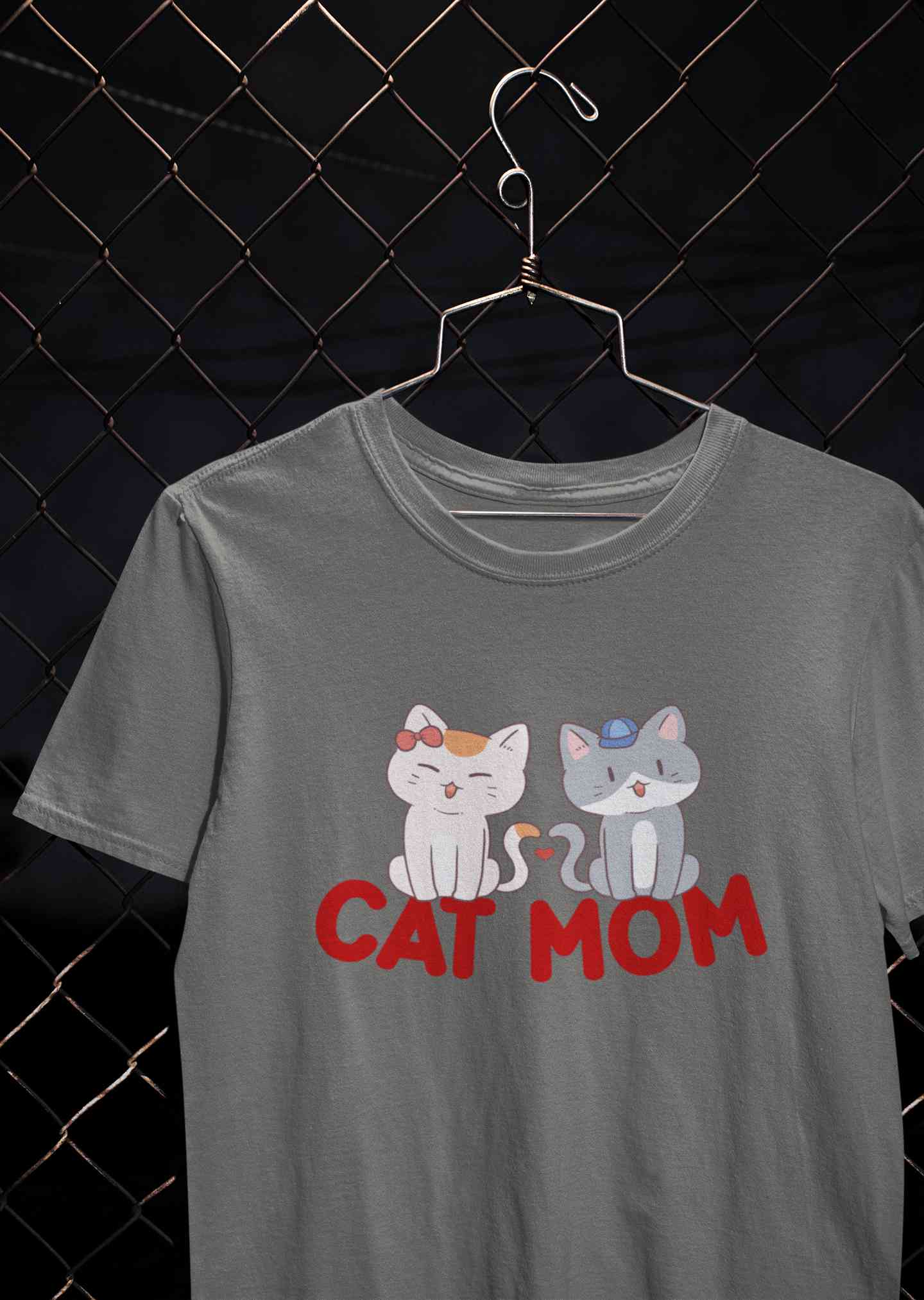 Cat Mom Women Half Sleeves T-shirt- FunkyTeesClub