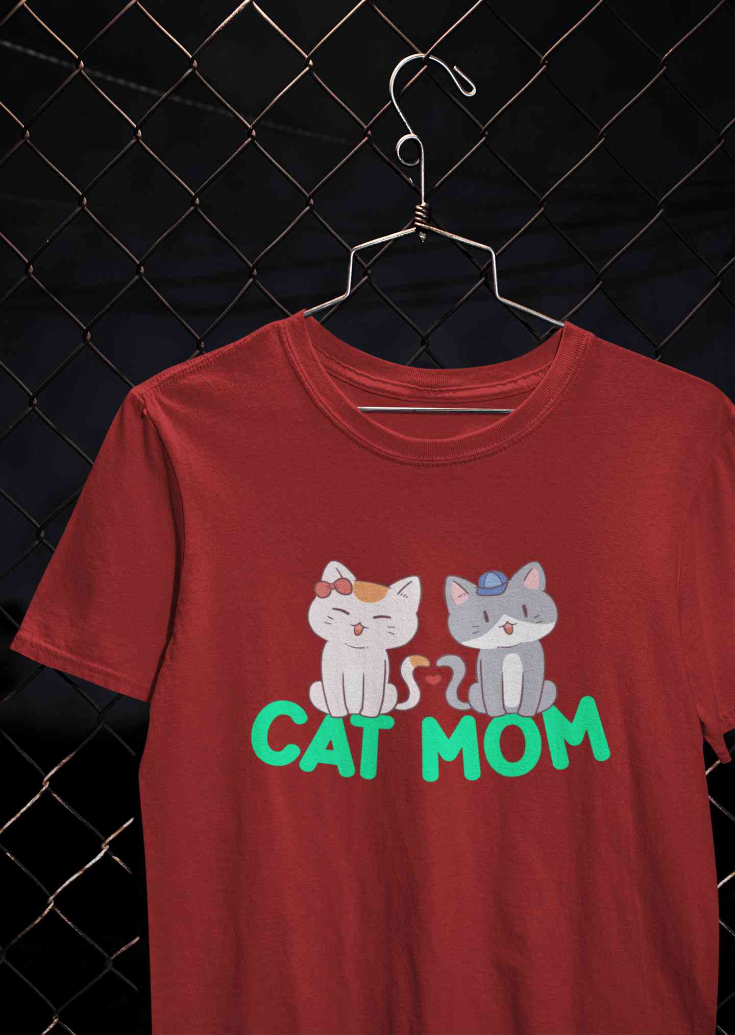 Cat Mom Women Half Sleeves T-shirt- FunkyTeesClub