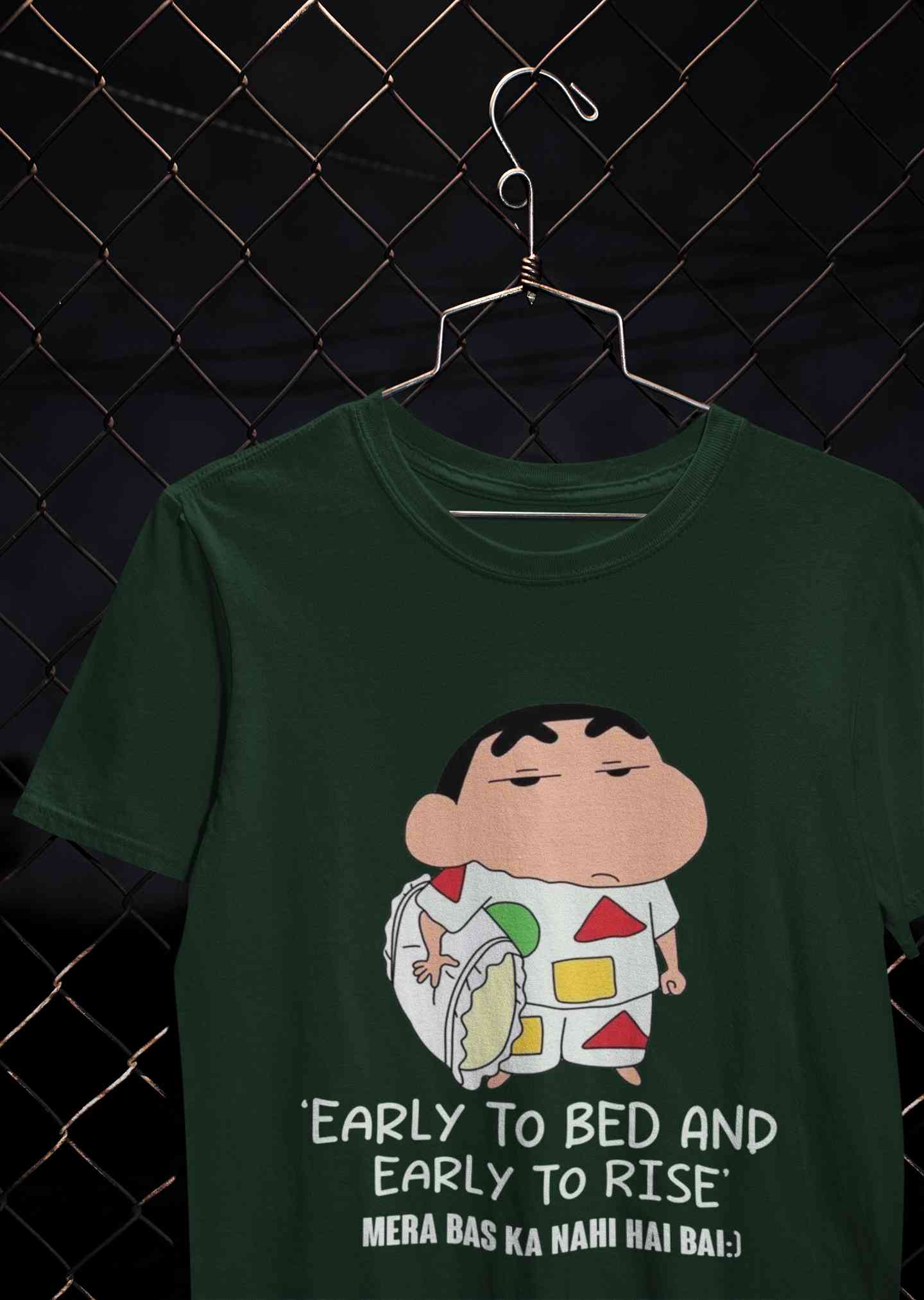 Early To Bed And Early To Rise Mens Half Sleeves T-shirt- FunkyTeesClub