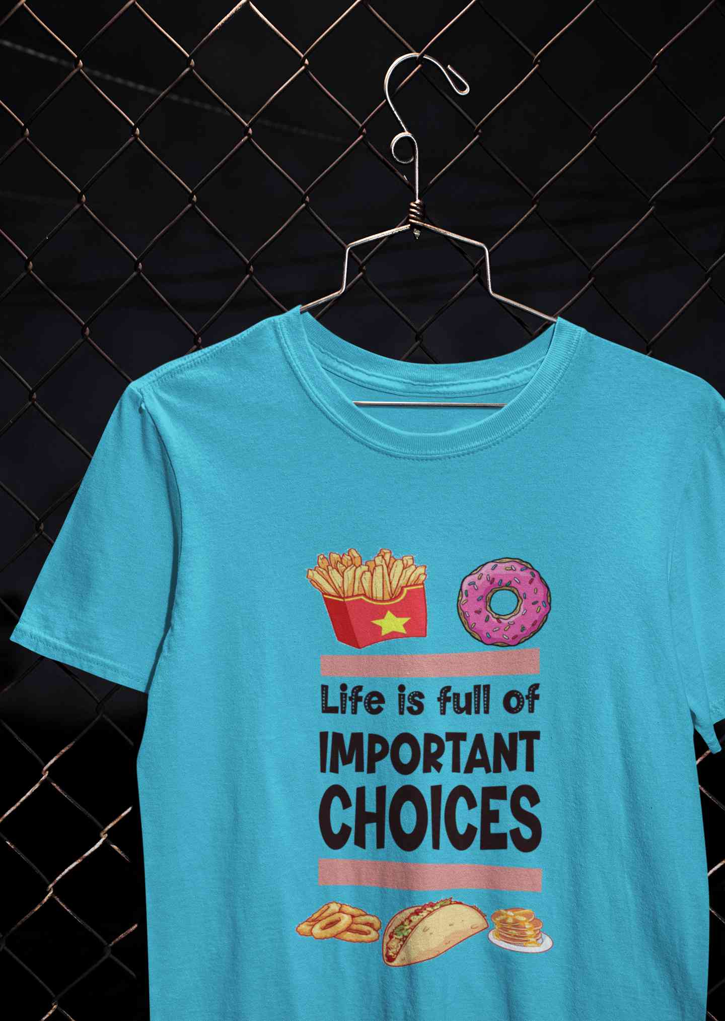 Sweet Choices Mens Half Sleeves T-shirt- FunkyTeesClub