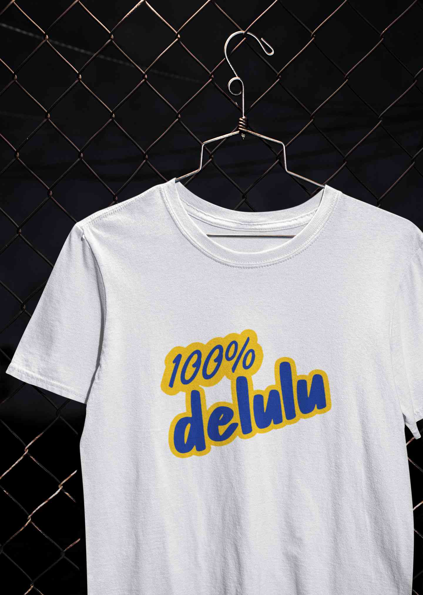 100% Delulu Women Half Sleeves T-shirt- FunkyTeesClub