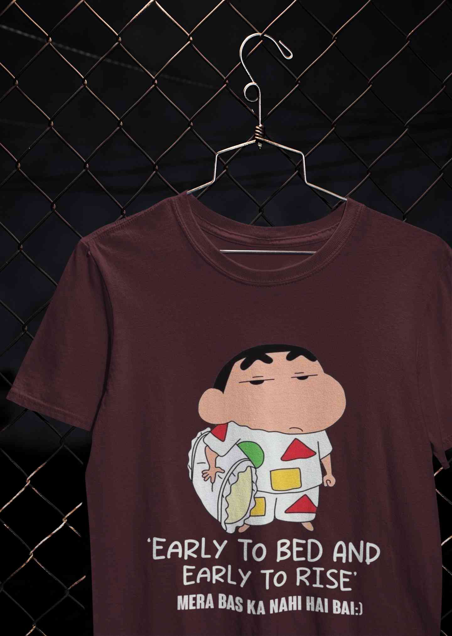 Early To Bed And Early To Rise Mens Half Sleeves T-shirt- FunkyTeesClub