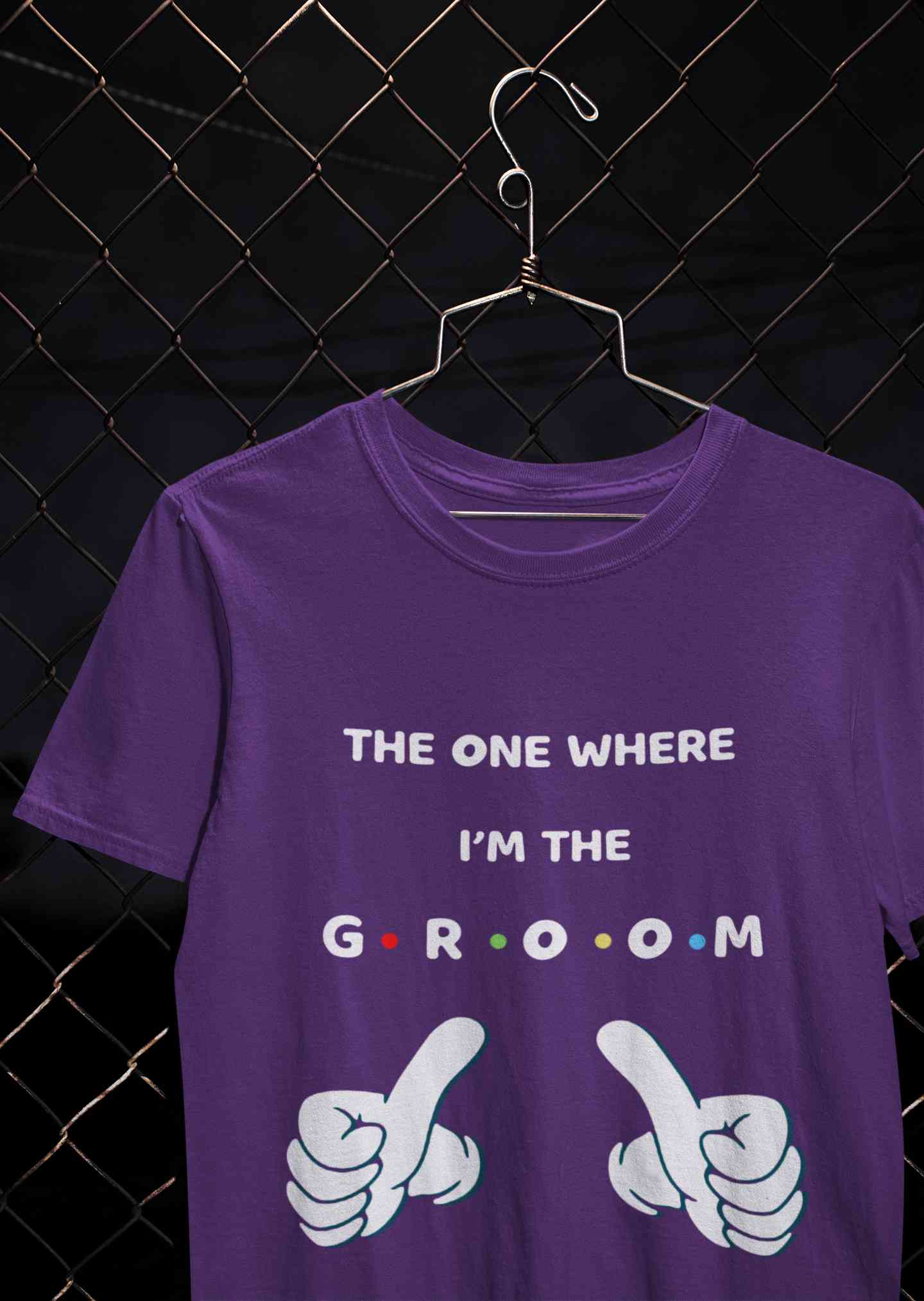 I Am The Groom Mens Half Sleeves T-shirt- FunkyTeesClub