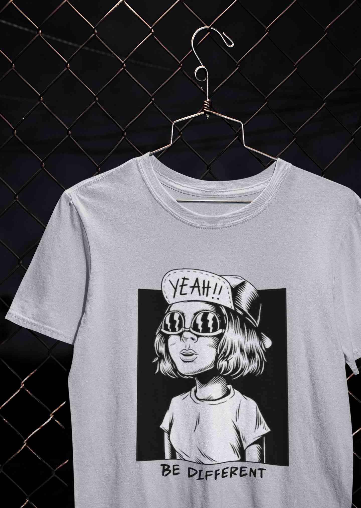 Be Different Women Half Sleeves T-shirt- FunkyTeesClub