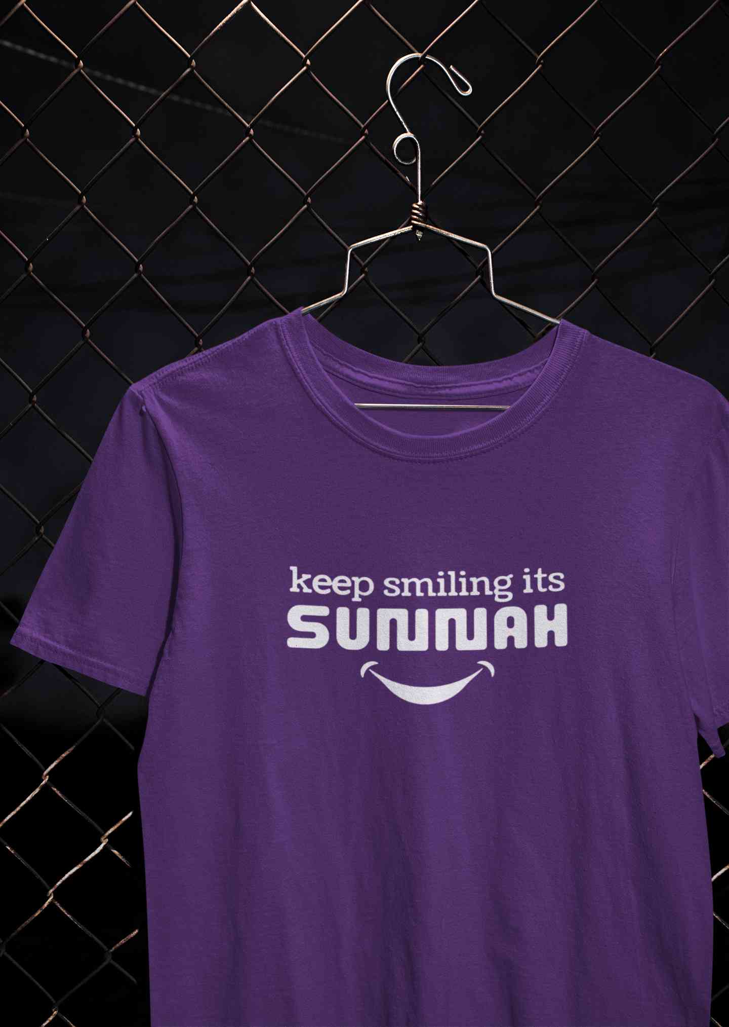 Keep Smiling Its Sunnah Mens Half Sleeves T-shirt- FunkyTeesClub