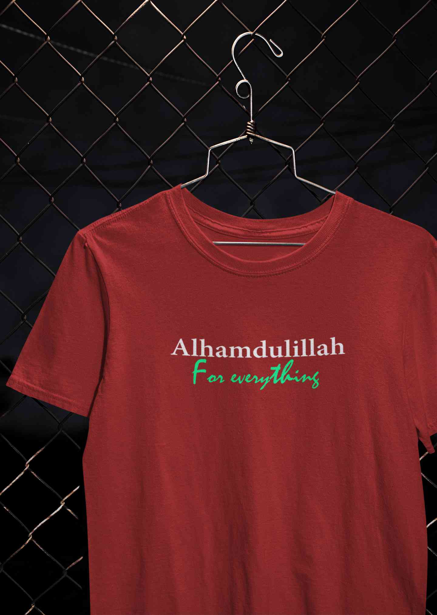 Alhamdulillah Mens Half Sleeves T-shirt- FunkyTeesClub