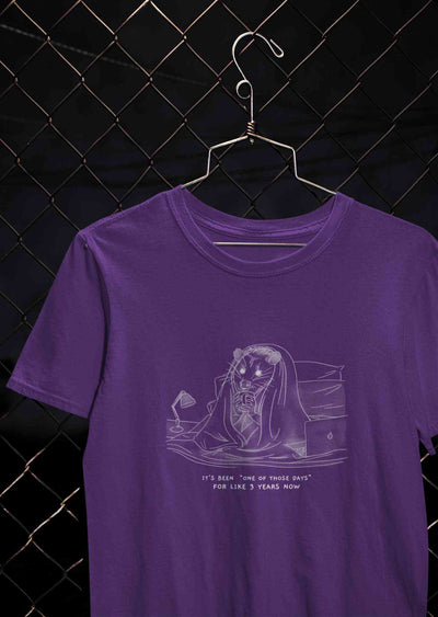 One Of Those Days Funny Mens Half Sleeves T-shirt- FunkyTeesClub
