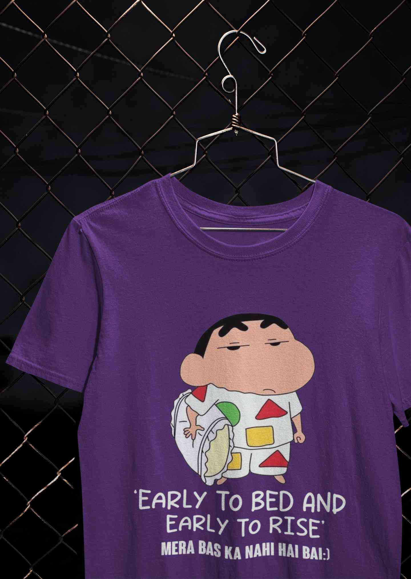 Early To Bed And Early To Rise Mens Half Sleeves T-shirt- FunkyTeesClub