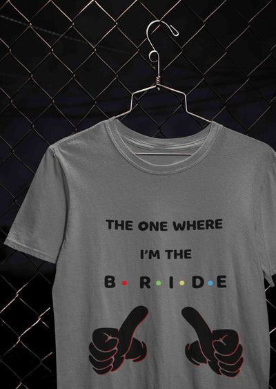 Here Comes The Bride Women Half Sleeves T-shirt- FunkyTeesClub
