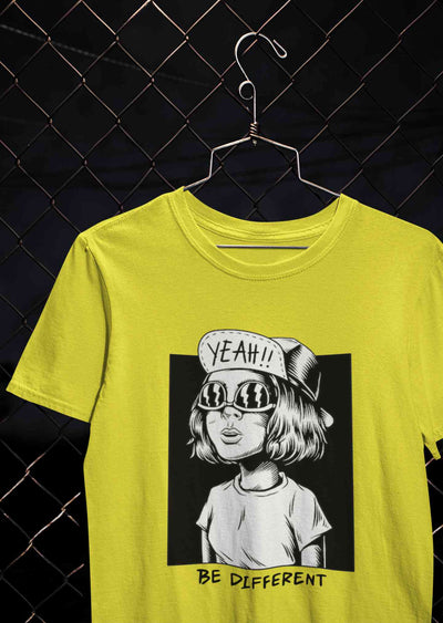 Be Different Women Half Sleeves T-shirt- FunkyTeesClub