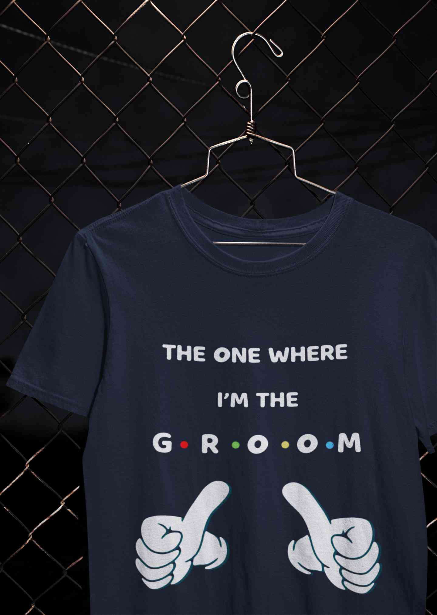 I Am The Groom Mens Half Sleeves T-shirt- FunkyTeesClub