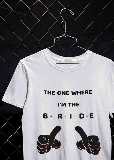 Here Comes The Bride Women Half Sleeves T-shirt- FunkyTeesClub