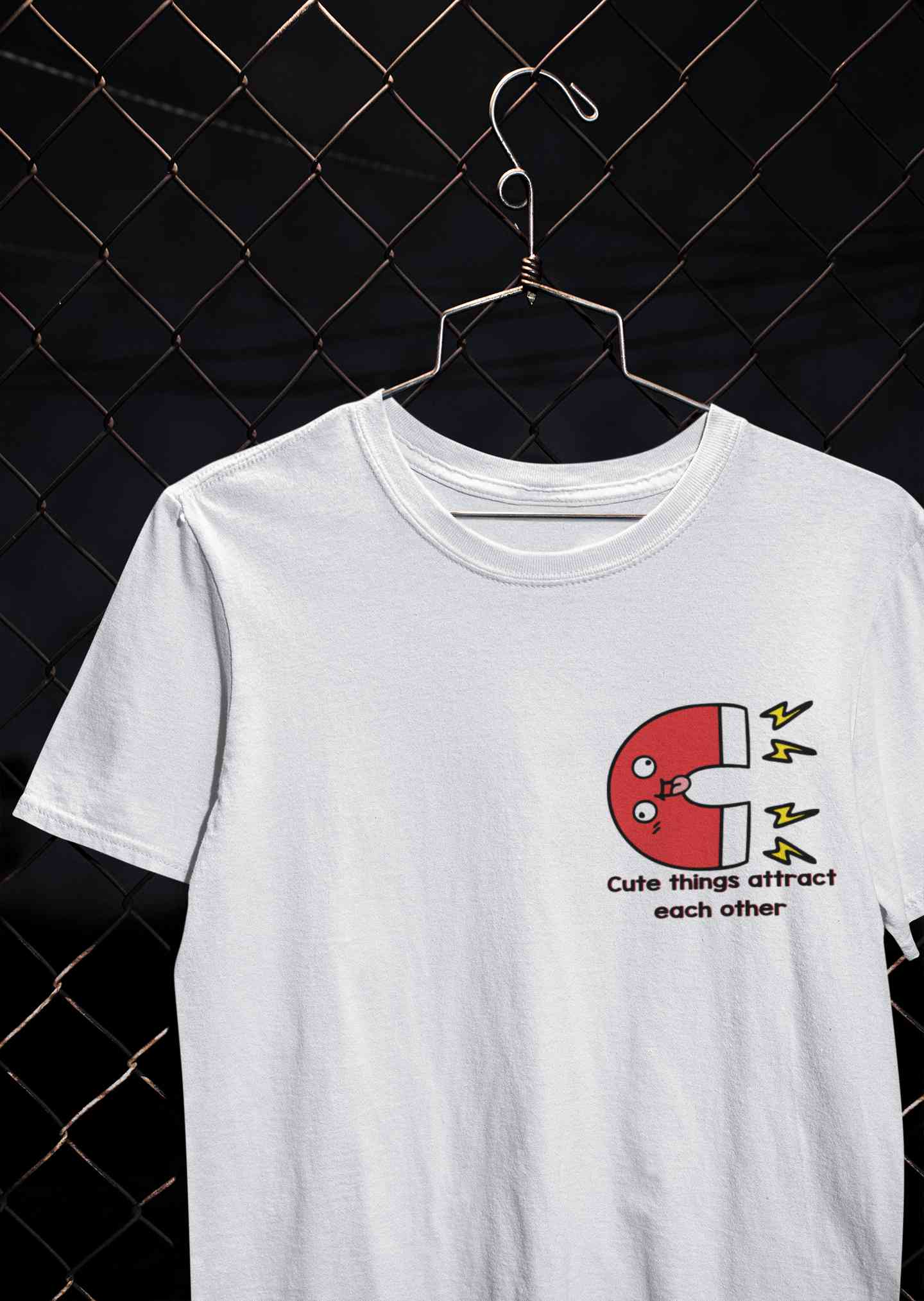 Cute Things Couples Lovey Dovey Half Sleeves T-Shirts -FunkyTeesClub