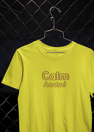 Calm Aadmi Kaleshi Aurat Lovey Dovey Couple Half Sleeves T-Shirts -FunkyTeesClub