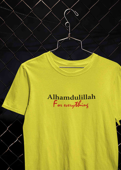 Alhamdulillah Mens Half Sleeves T-shirt- FunkyTeesClub