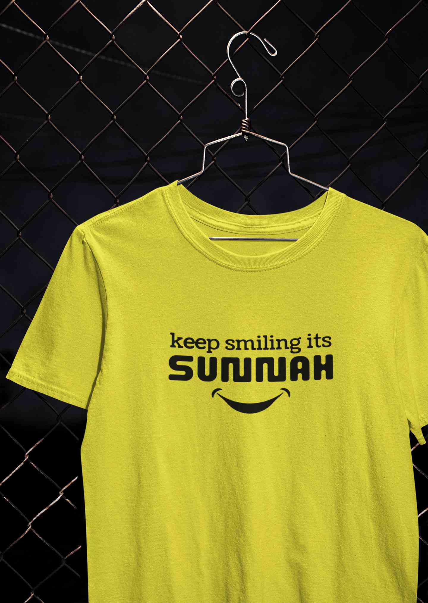 Keep Smiling Its Sunnah Mens Half Sleeves T-shirt- FunkyTeesClub