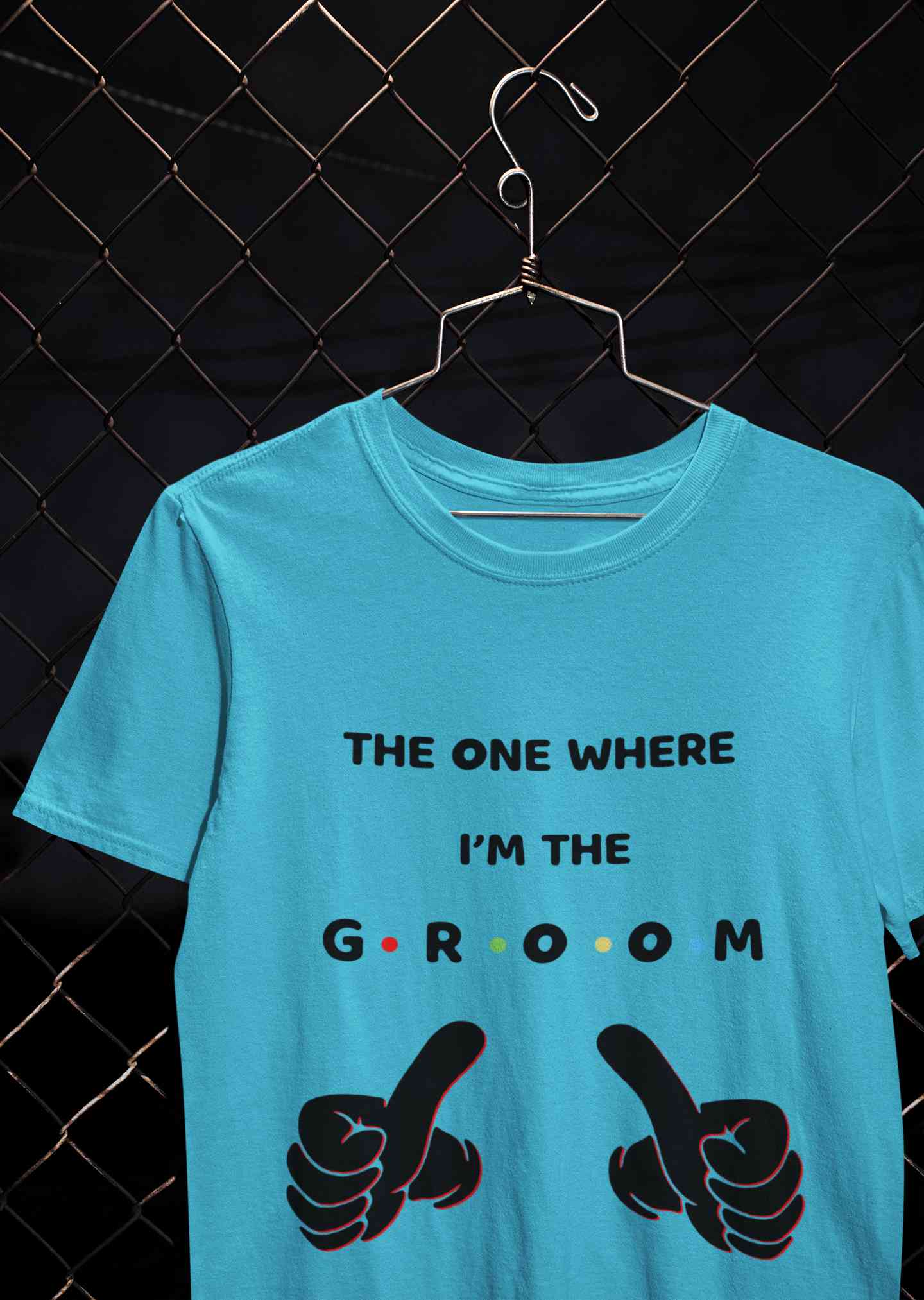 I Am The Groom Mens Half Sleeves T-shirt- FunkyTeesClub