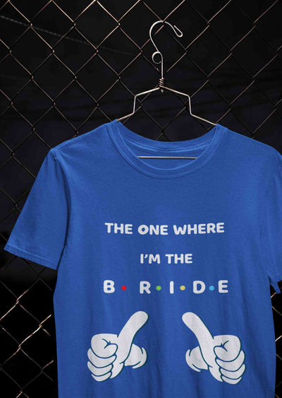 Here Comes The Bride Women Half Sleeves T-shirt- FunkyTeesClub