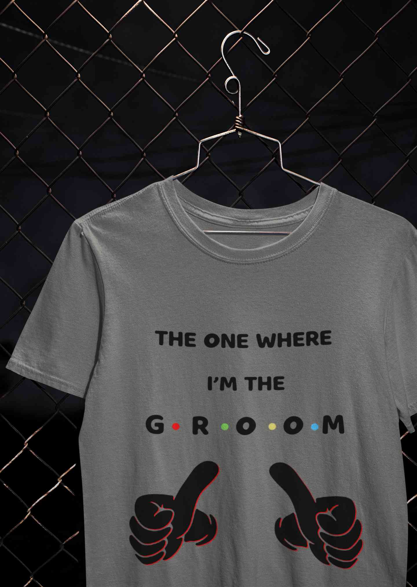 I Am The Groom Mens Half Sleeves T-shirt- FunkyTeesClub