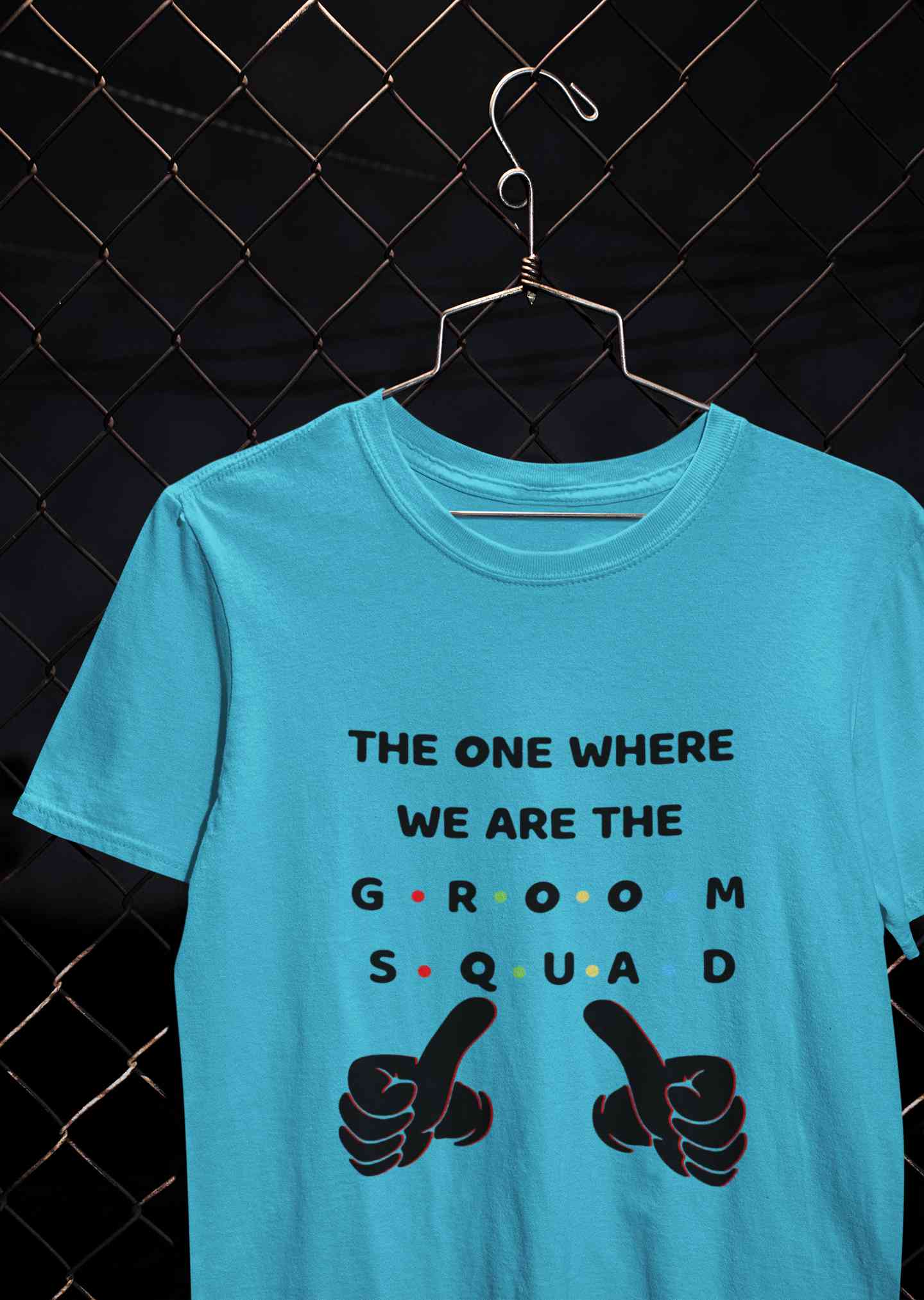 Groom Squad Mens Half Sleeves T-shirt- FunkyTeesClub