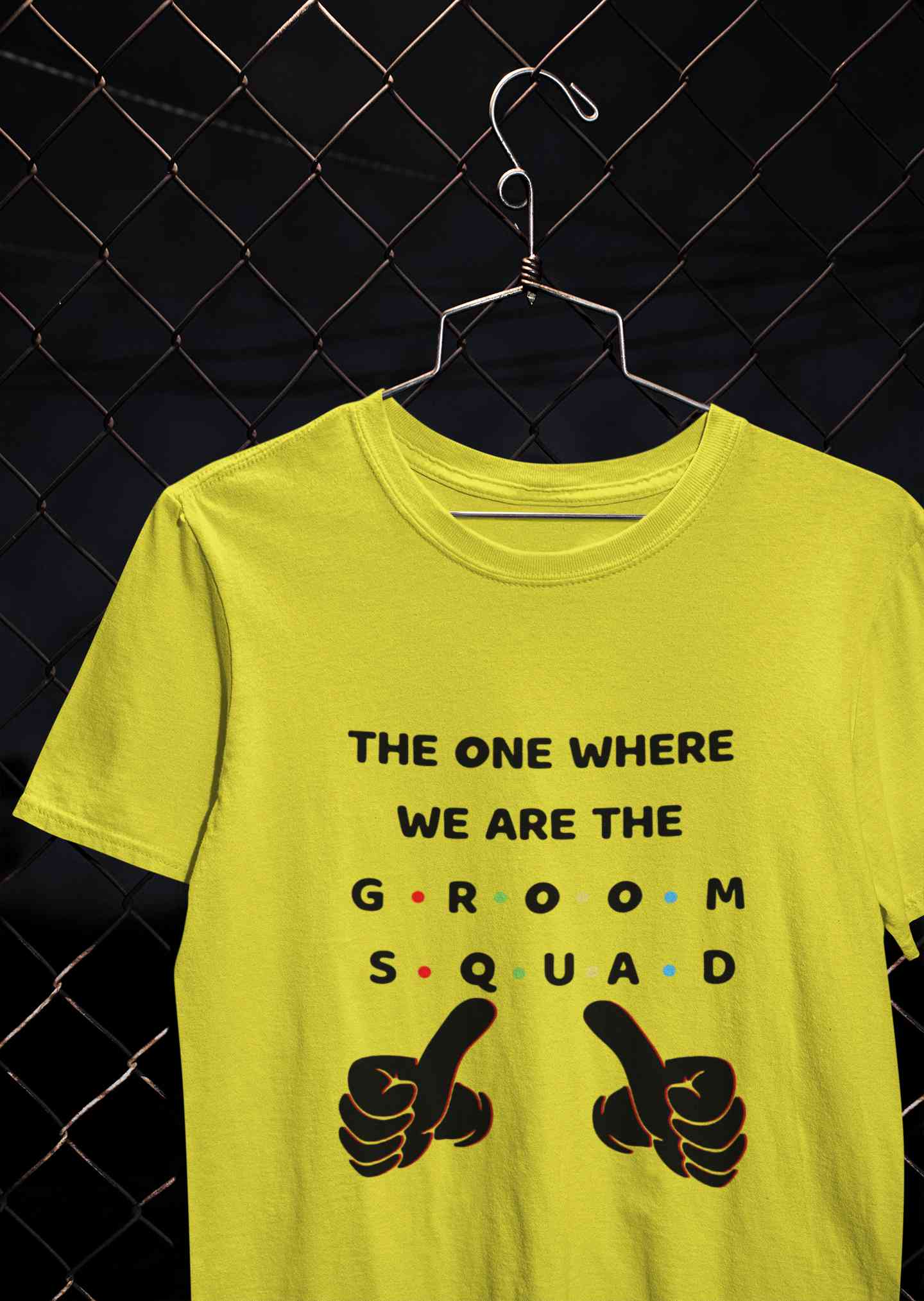 Groom Squad Mens Half Sleeves T-shirt- FunkyTeesClub