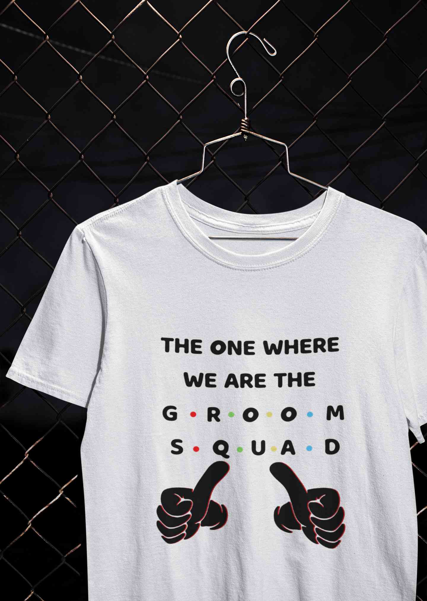Groom Squad Mens Half Sleeves T-shirt- FunkyTeesClub