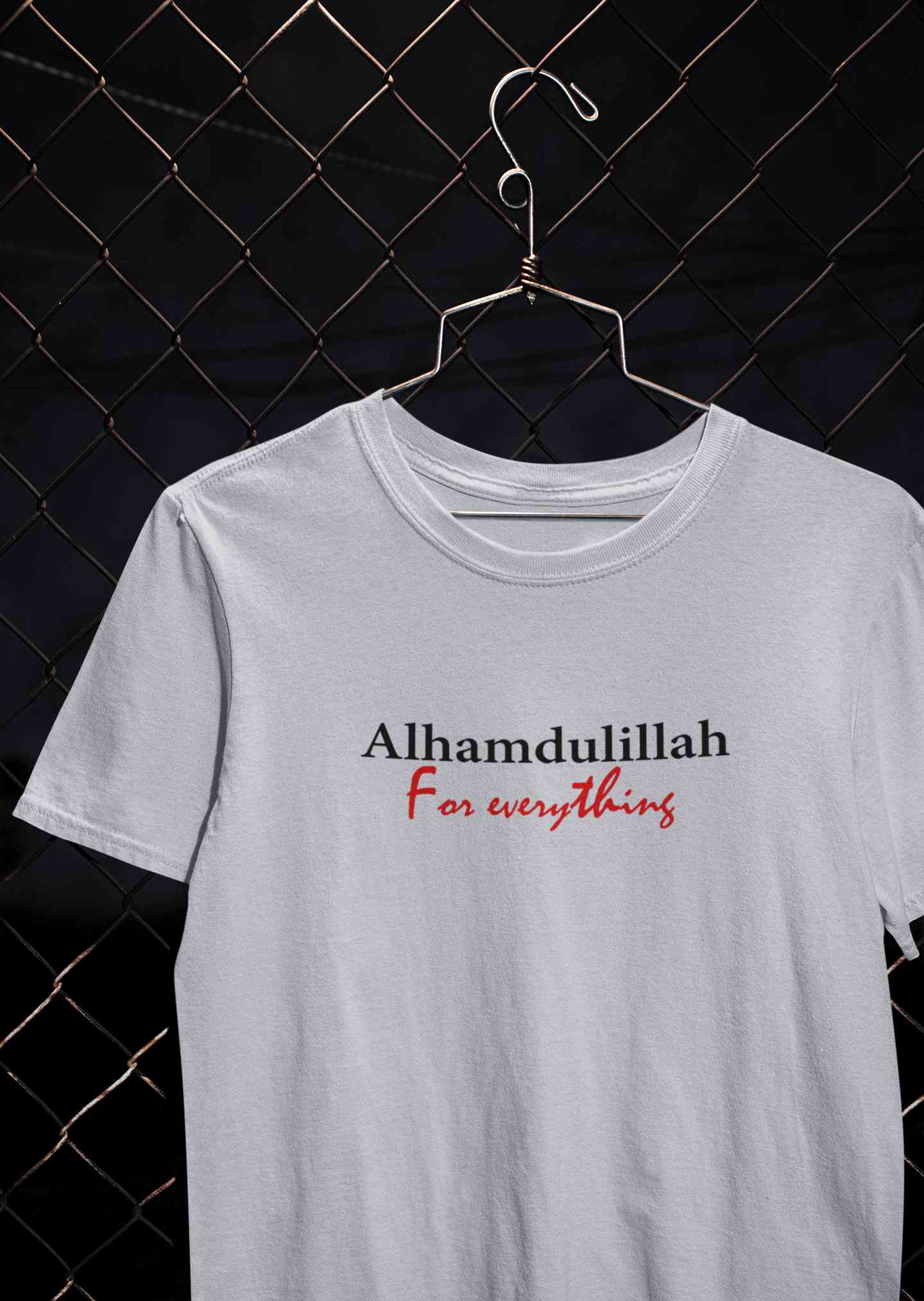 Alhamdulillah Mens Half Sleeves T-shirt- FunkyTeesClub