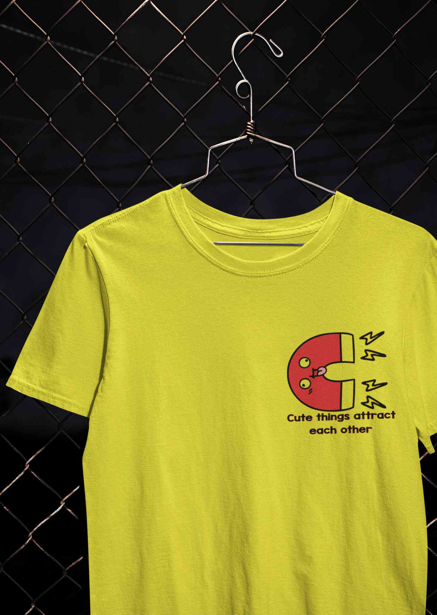 Cute Things Couples Lovey Dovey Half Sleeves T-Shirts -FunkyTeesClub
