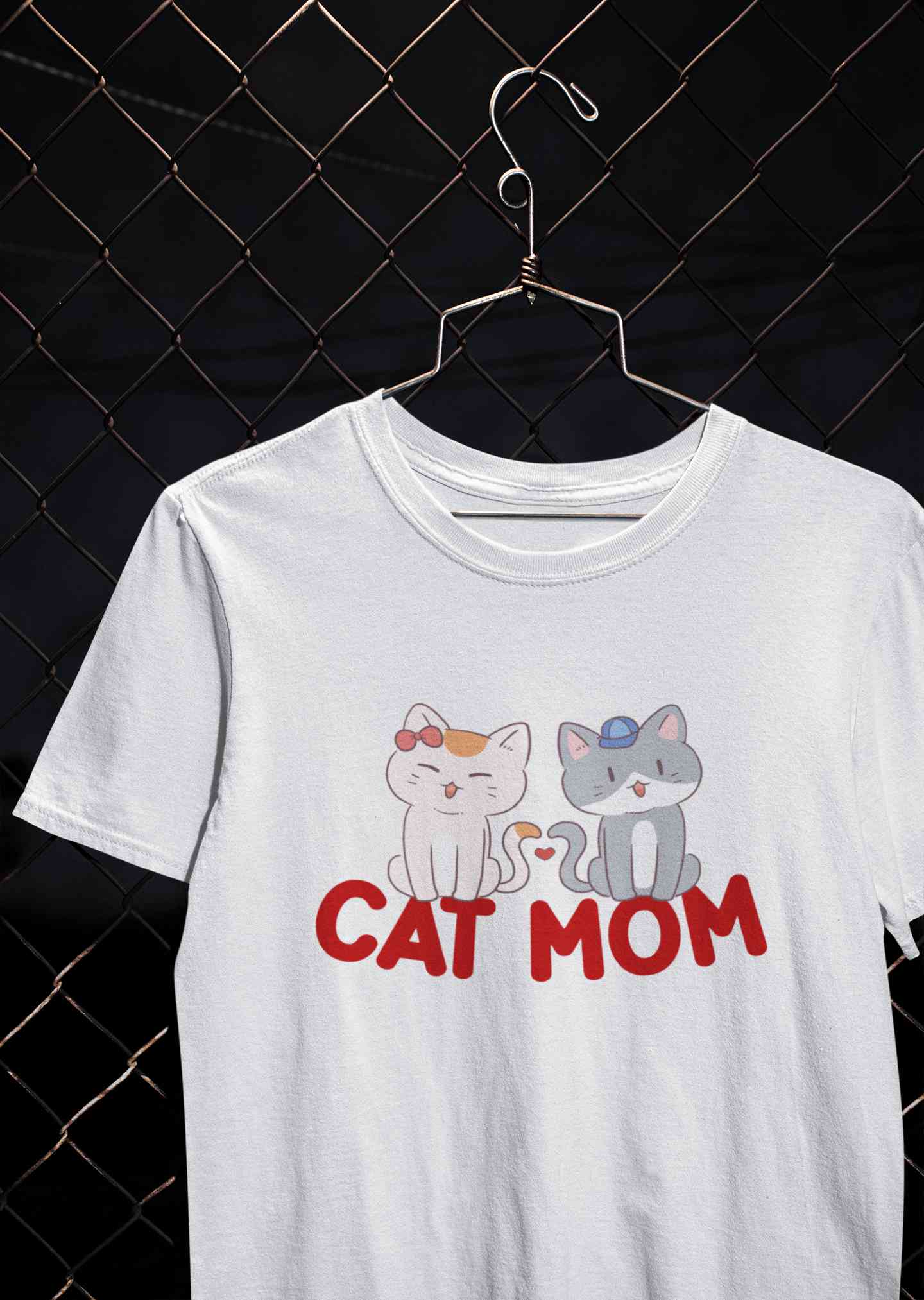 Cat Mom Women Half Sleeves T-shirt- FunkyTeesClub