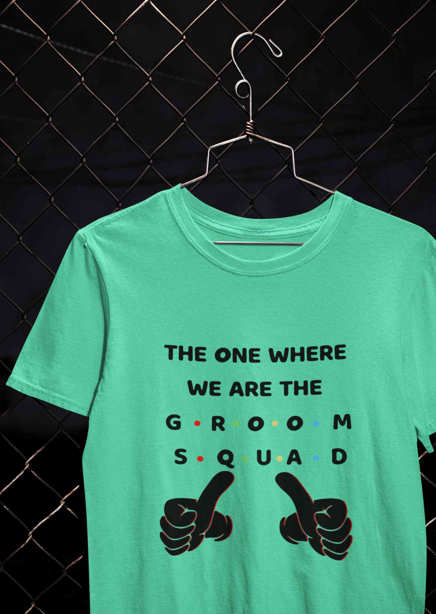Groom Squad Mens Half Sleeves T-shirt- FunkyTeesClub