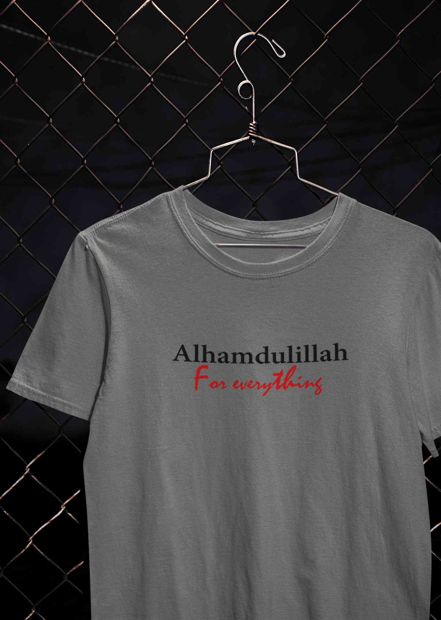 Alhamdulillah Mens Half Sleeves T-shirt- FunkyTeesClub