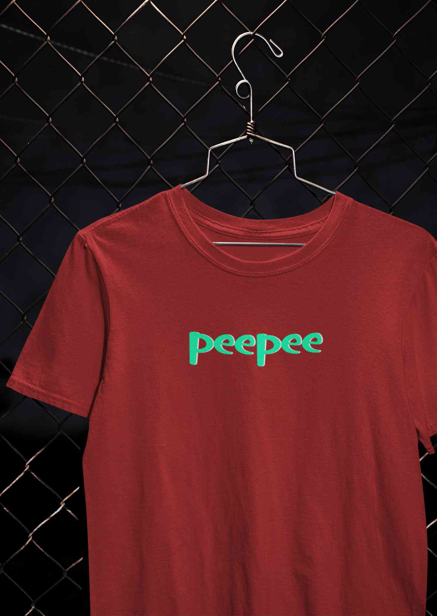 PeePee PooPoo  Lovey Dovey Couple Half Sleeves T-Shirts -FunkyTeesClub