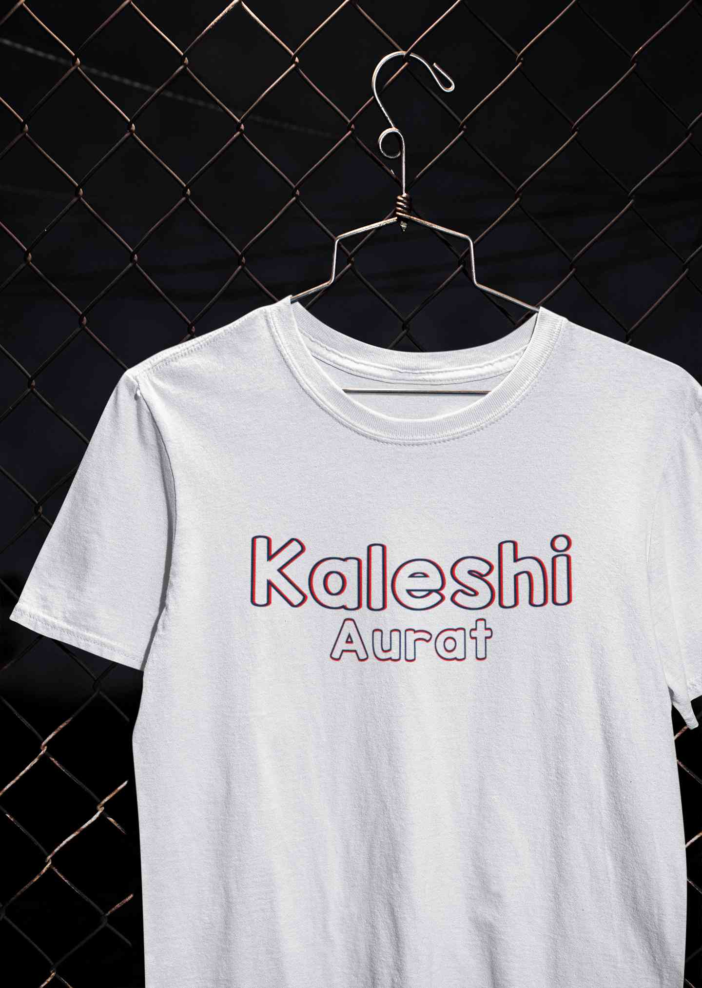Calm Aadmi Kaleshi Aurat Lovey Dovey Couple Half Sleeves T-Shirts -FunkyTeesClub